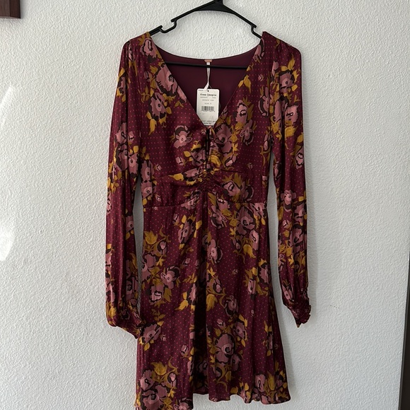 Free People Morning Light Printed Mini Dress - Picture 2 of 7